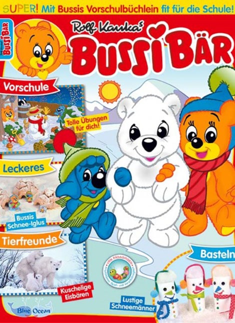 Bussi Bär, Magazin, Kinder, Zeitschrift, Cover, Abo