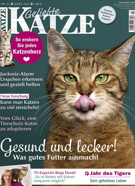 Magazin Cover Geliebte-Katze