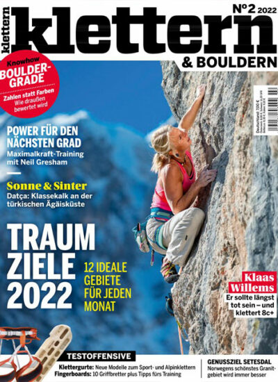 Magazin Cover, Abo, Klettern