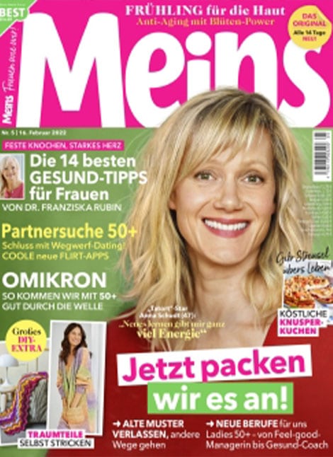 Meins, Magazin, Cover, Frau, Abo