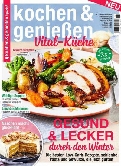 Magazin Cover, Abo, kochen & geniessen